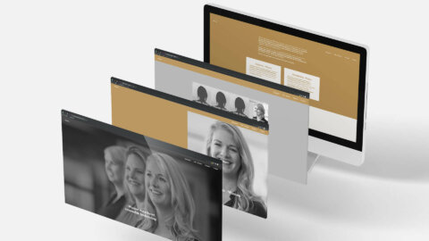 Corporate Branding uitwerking voor de website van xWomen